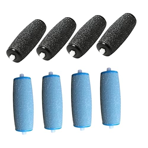 BESTYASH 12pcs Coarse Replacement Rollers Coarse Refill Coarse Roller Heads Roller Refill Heads Roller Heads Replacement Foot File Roller