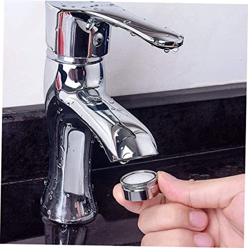 Angoily 1 Set Bubbler Set Aerator Restrictor Restrictor Replacement Kitchen Sink Aerator Bubbler Appendix Silver Stainless Steel Insert Sink Aerator Proof Bubbler With Spanner #TOP6