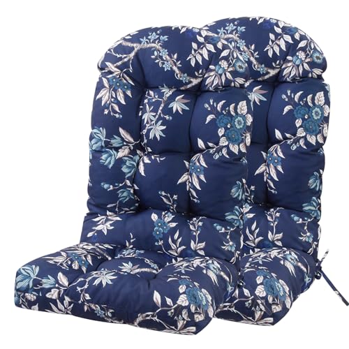 LYLNBYWK Adirondack Chair Cushions Set of 2, High Back Patio Chair Cushions 48 x 19.7 x 4.7 Inch,...
