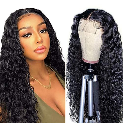 Curly Lace Front Wigs Human Hair Pre Plucked 16inch Wet And Wavy Lace Front Wigs Human Hair With Baby Hair