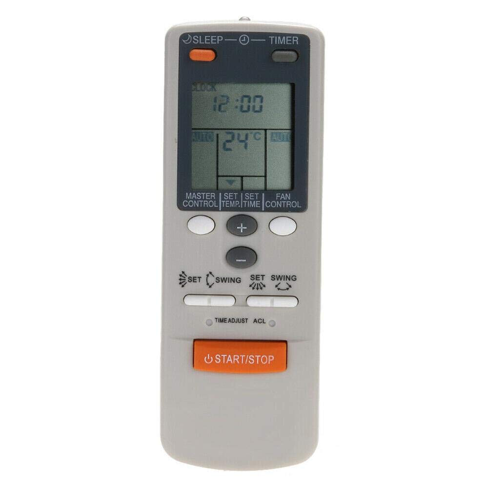 Calvas Control remoto universal aire acondicionado para Fujitsu AR-JW1 ARJW2 AR-JW2 AR-JW11 AR-J AR-HG1