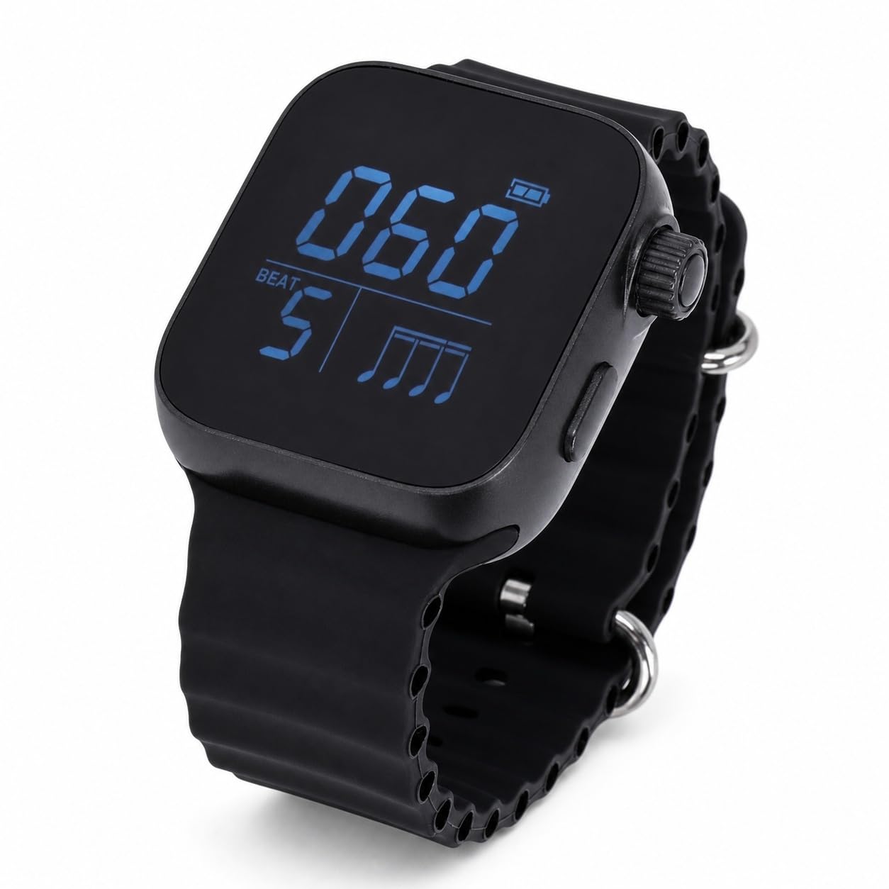Elprico Reloj de Pulsera con Metrónomo Deportivo Portátil,Reloj con Metrónomo Electrónico,Modo Deportivo Conmutable Ajustable de 40-240 Bpm Metrónomo Electrónico Portátil para