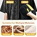 EWAIDI Pet Hair Remover Glove, Reusable Double Sided Electrostatic Pet Hair Remover, Washable Pet Grooming Gloves - Effort-Free Clean, for Clothing/Couch/Furniture/Car Seat (2PCS)