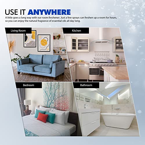 Image of KELYN Room Freshener Spray | Air Fresheners for Bedroom | Long Lasting Room Spray for Home, Office, Cars & Toilet Freshner (Pack of 5, 230ml each)