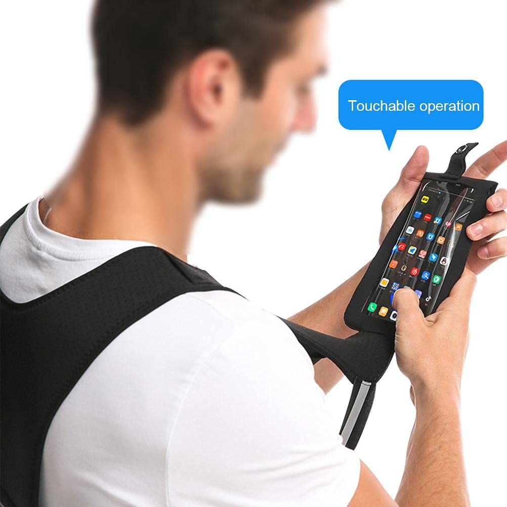 Gilet De Course Avec Poche à Téléphone - Réglable, Réfléchissant - Neuf Avec étiquette