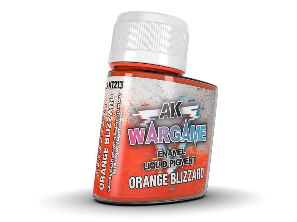 Ak Interactive Orange - Blizzard Enamel Liquid Pigment 35Ml - Ak1213