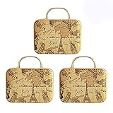 Swovo Vintage Candy Box Mini Suitcase Shape Gift Box Europe Style Tin Box Wedding Party Favor - Pack...