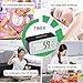 HAPITO Digtal Alarm Clock for Bedrooms - Sound Activated Backlight, Snooze, Time/Date/Temperature Display, 12/24 Hr and 16 World Time Zones for Kids, Desk, Bedside, Travel (Black)