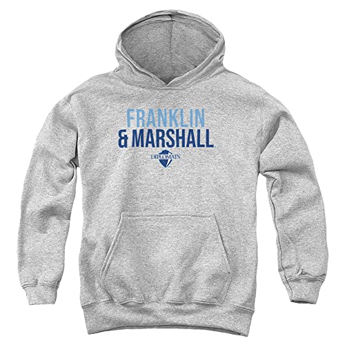 Franklin & Marshall College Official Stacked Youth Kids Boy/Girls Pull-Over Hoodie Sweatshirt