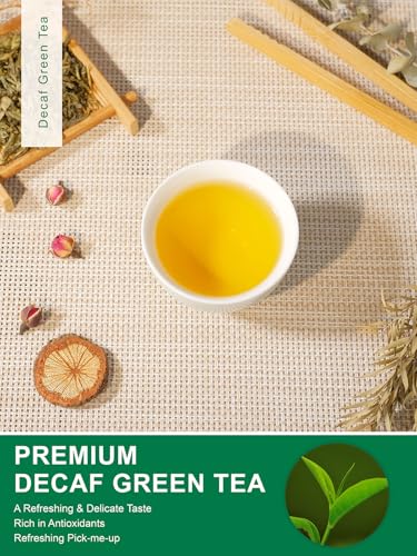 Image of TeeLux Decaf Green Tea Loose Leaf, CO2 Decaffeinated Green Tea, 7 oz