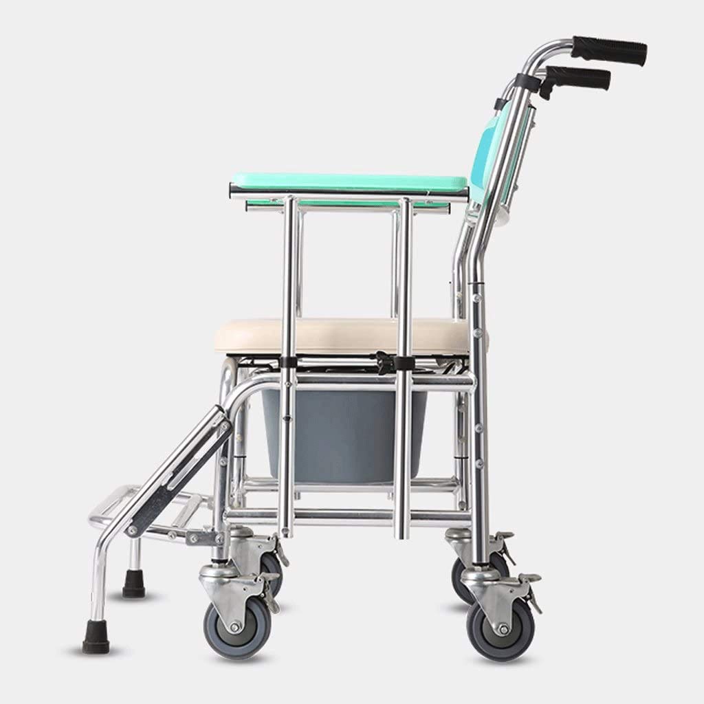 La Movilidad Personal a Prueba de Agua de Ducha accesible Silla con Ruedas de Transporte con Orinal