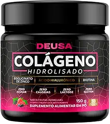 Colágeno com Ácido Hialurônico Deusa Frutas Vermelhas, 30 doses