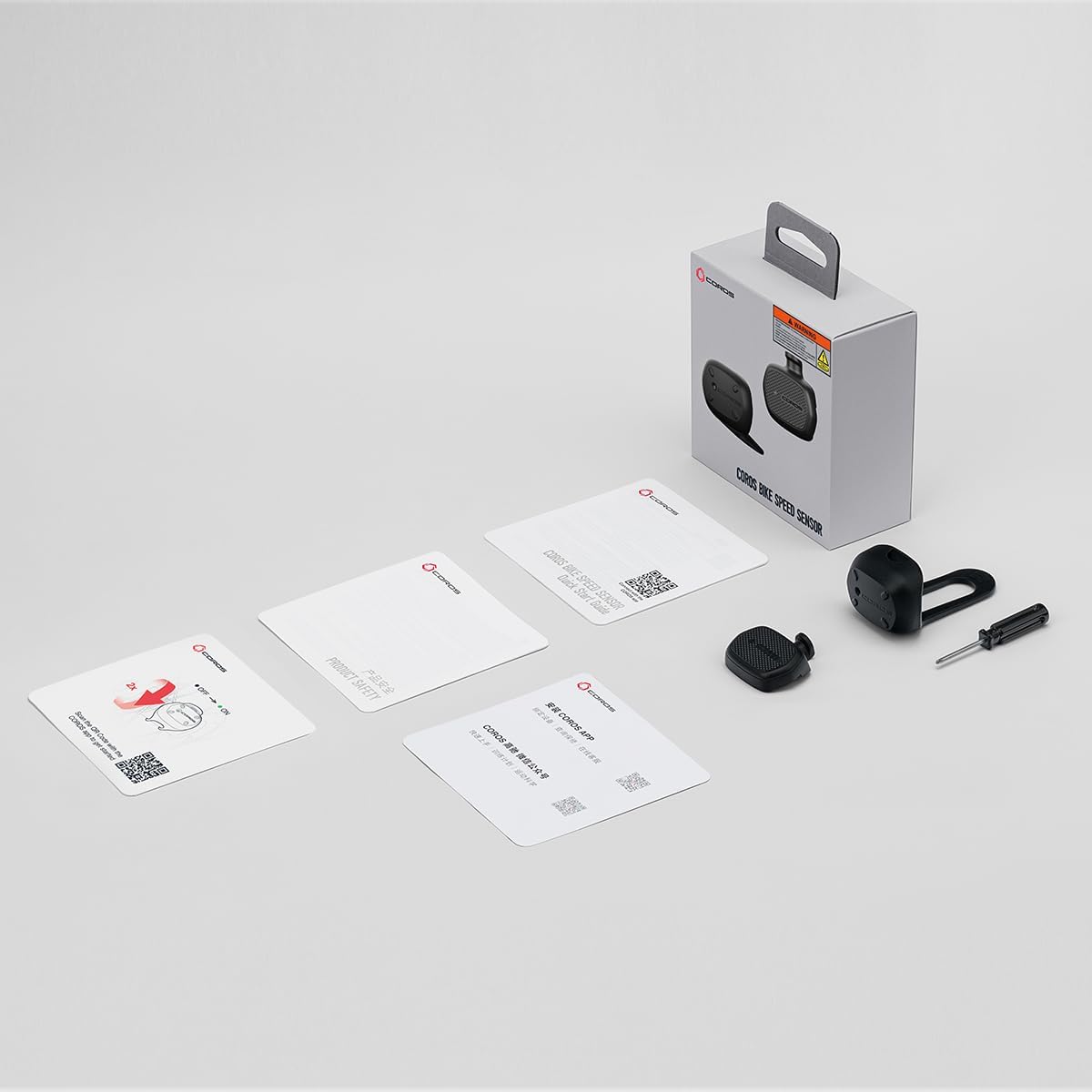 COROS Bike Speed Sensor, Real-time Speed & Distance Tracking, Easily Pairs with Bike Computers, smartwatches, or Smartphones via Bluetooth to Enhance Performance for Outdoor Rides & Indoor Training