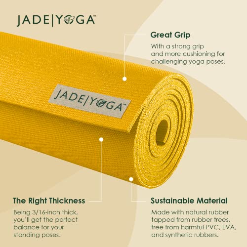 'Harmony Professional de yoga mat – Saffron 71 (180 cm) – Image 4