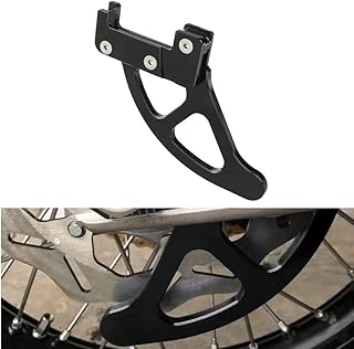 NICECNC Black Rear Brake Disc Guard Protector Compatible with KTM 125-530 XC/XC F/EXC/EXC-F/SX/SXF/XCW/XCF-W/6 Days/TP I2004-2022, See Fitment