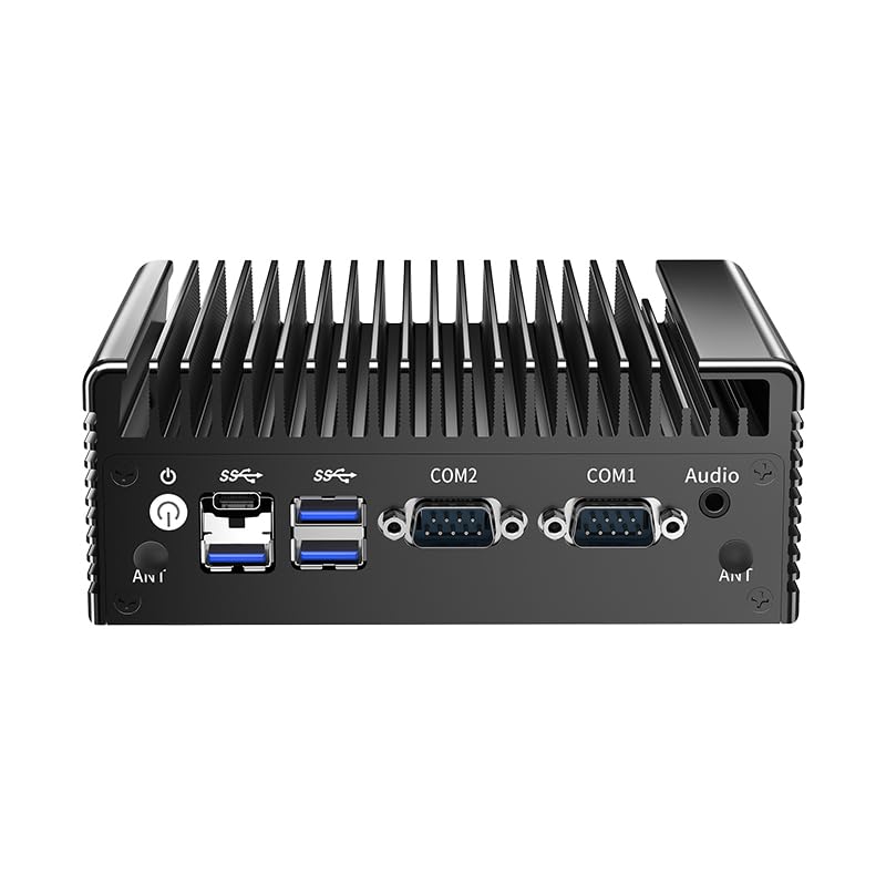 Amazon.co.jp: Mini PC ファンレス 産業用 PC N100 (最大 3.4 GHz
