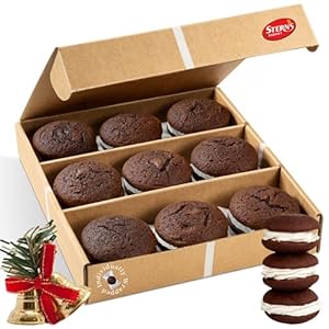 Whoopie Pie Gift Baskets | Gourmet Cookie Gift Box | 9 Individually Wrapped Whoopi Pies | Easter Gift Baskets | Birthday Food Gifts | Kosher & Nut Free | Stern’s Bakery