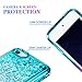 Ruky for iPod Touch 5 6 7 Case, iPod Touch Case 5th 6th 7th Generation for Girls, Quicksand Series Glitter Flowing Liquid Floating Bling Diamond Flexible TPU Cute Case for iPod Touch 5 6 7 (Aqua)