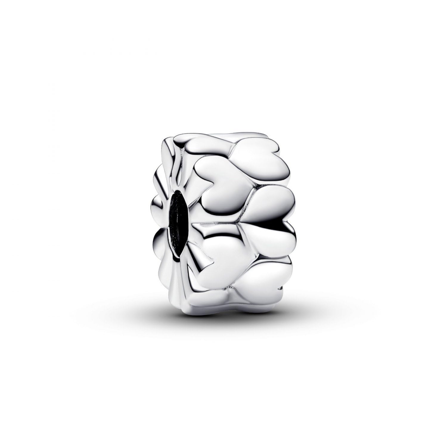 PANDORA Clip Moments con cuori in argento sterling
