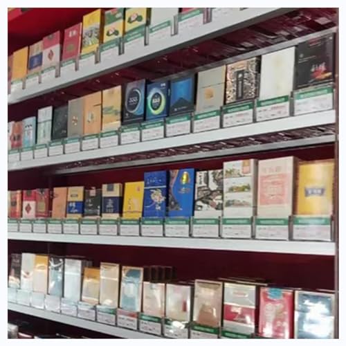 Expositor de cigarrillos de pared para estancos y tiendas minoristas con organización acrílica