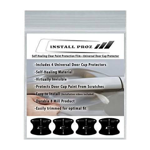 Install Proz Self-Healing Clear Paint Protection Film (4 Door Cup Protectors) Cover