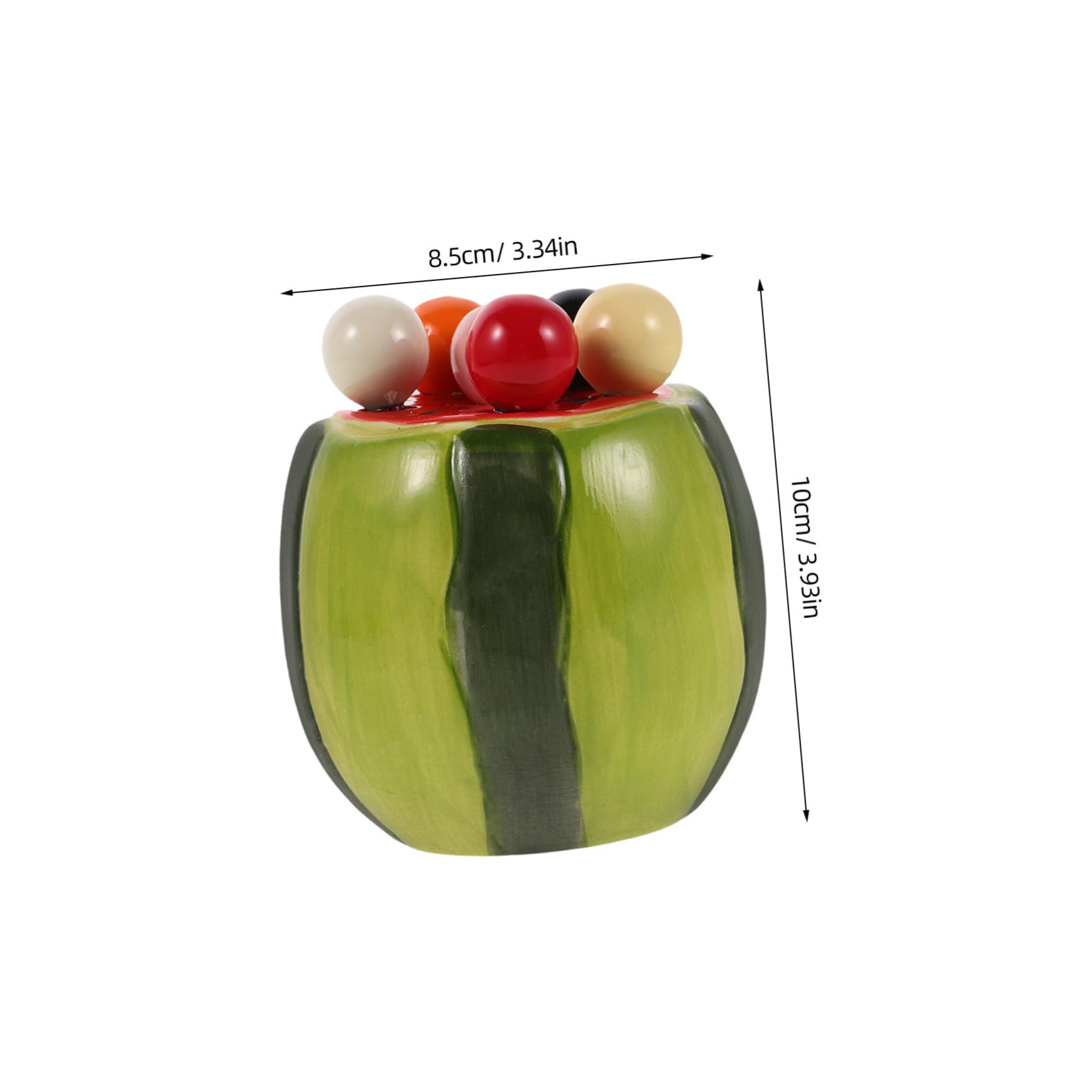 PRETYZOOM 1Set Cute Fruit Fork Set with Unique Watermelon Storage Jar Salad Forks for School Lunch Appetizers Desserts More Fun Dining Experience