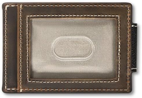 ARIAT Work Mens Money Clip Leather Patch Brown A3400302 - Image 2