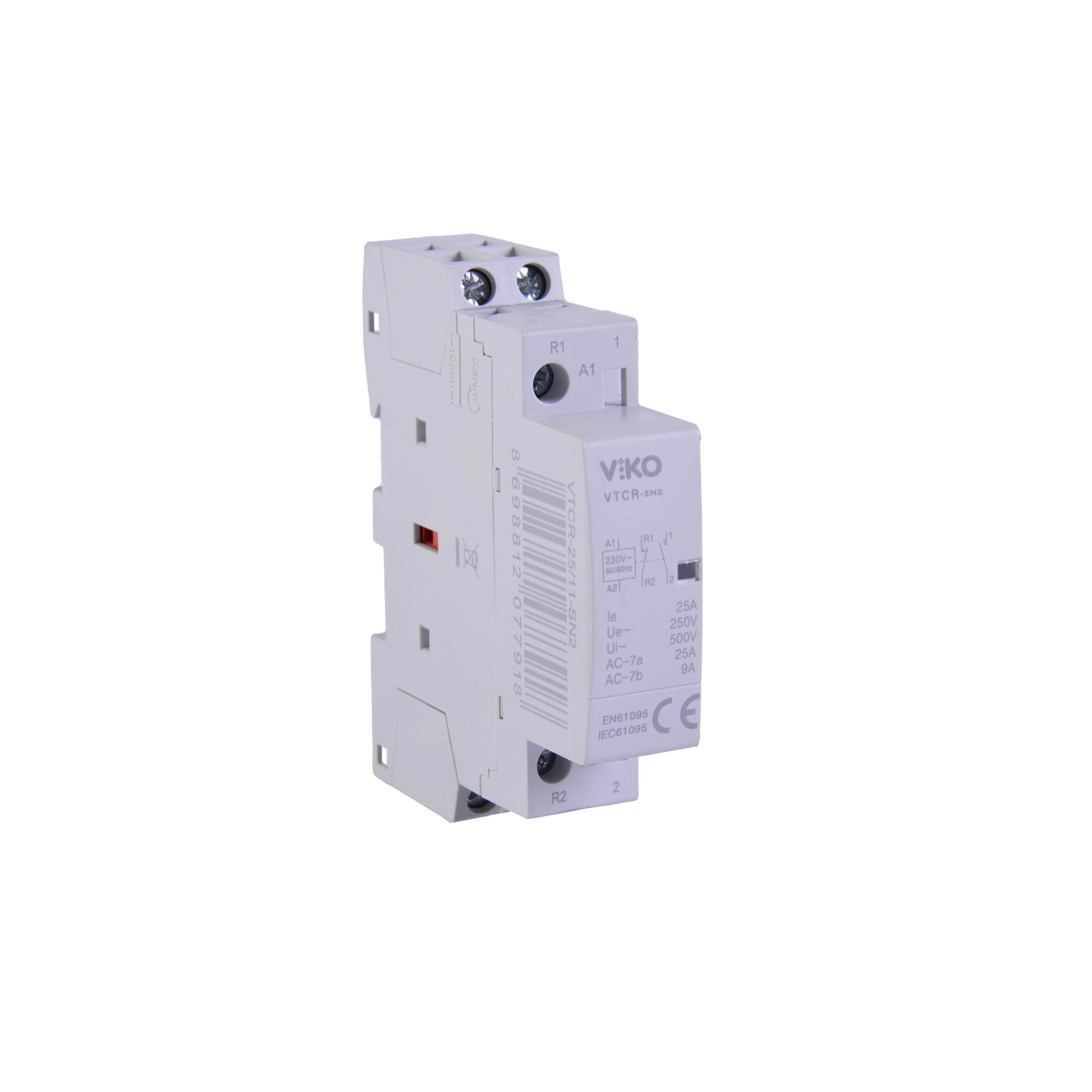 Viko VTCR-25/11 Sessiz Kontaktör 25A 1no+1nc