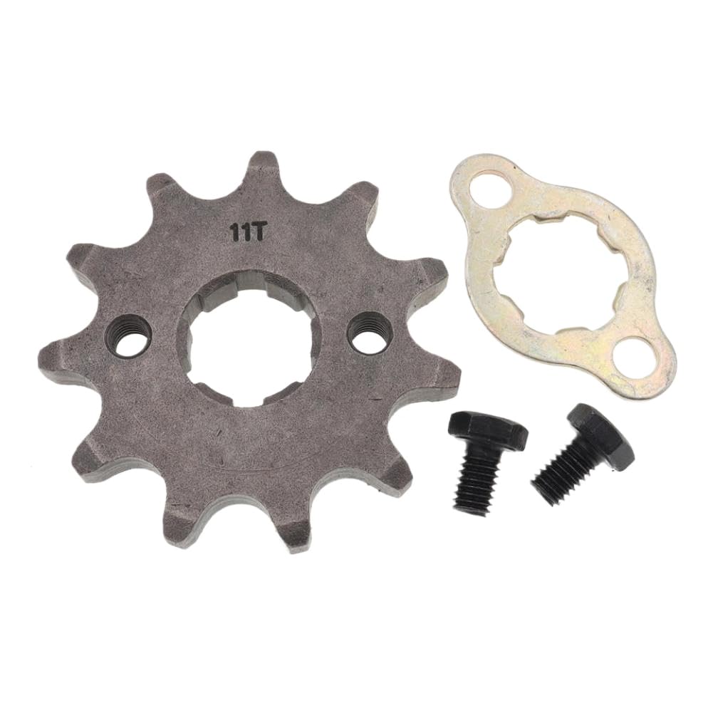 Vorderes Motorritzel für #530-Kette, 11T/12T/13T-Optionen, 20-mm-Bohrung mit Verriegelungsmechanismus, kompatibel mit Motorrad-Fahrrad-Pit-Bike-ATV(13Teeth)