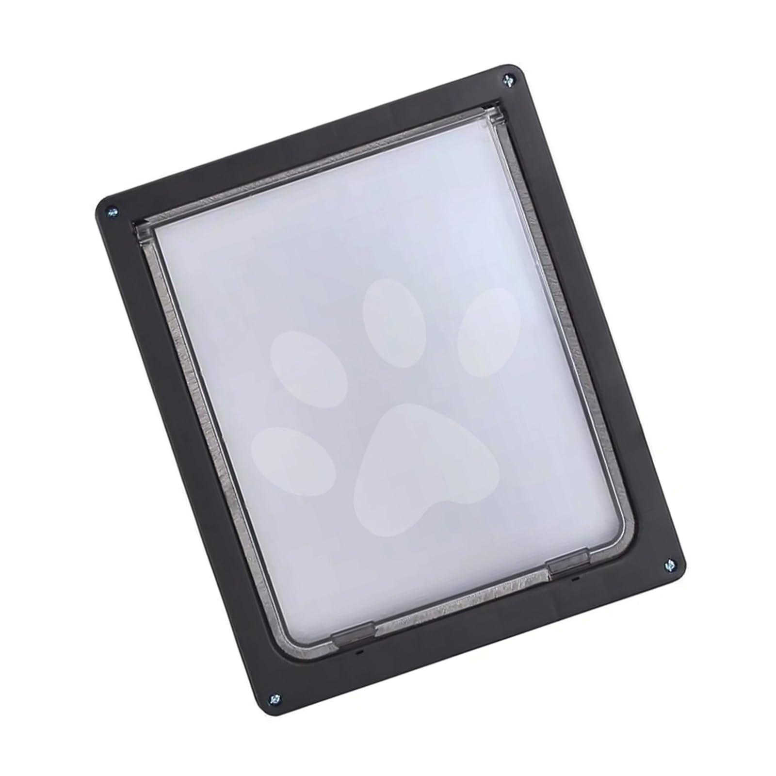 Dog Door Flap Entry and Exit Locking Cover Door/Window Mounted Clear Flap Get-in-whenever Upgraded Lockable Pet with Security Easy Install for Cats Dogs Entry Exit