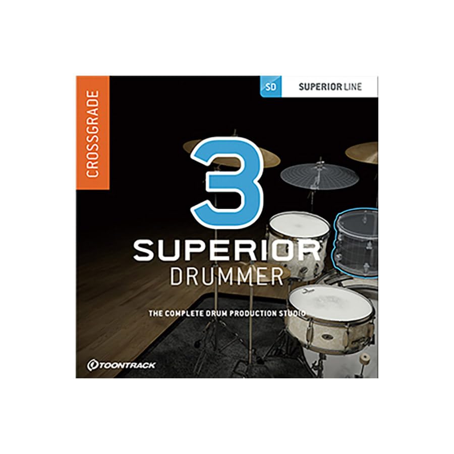 TOONTRACK　SUPERIOR DRUMMER 3 Amazon.co.jp: TOONTRACK SUPERIOR DRUMMER 3 CROSSGRADE