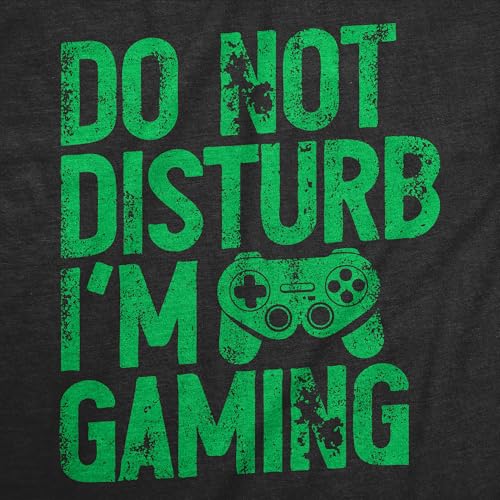 Mens Funny T Shirts Do Not Disturb Im Gaming Sarcastic Gamer Graphic Novelty Tee for Men2