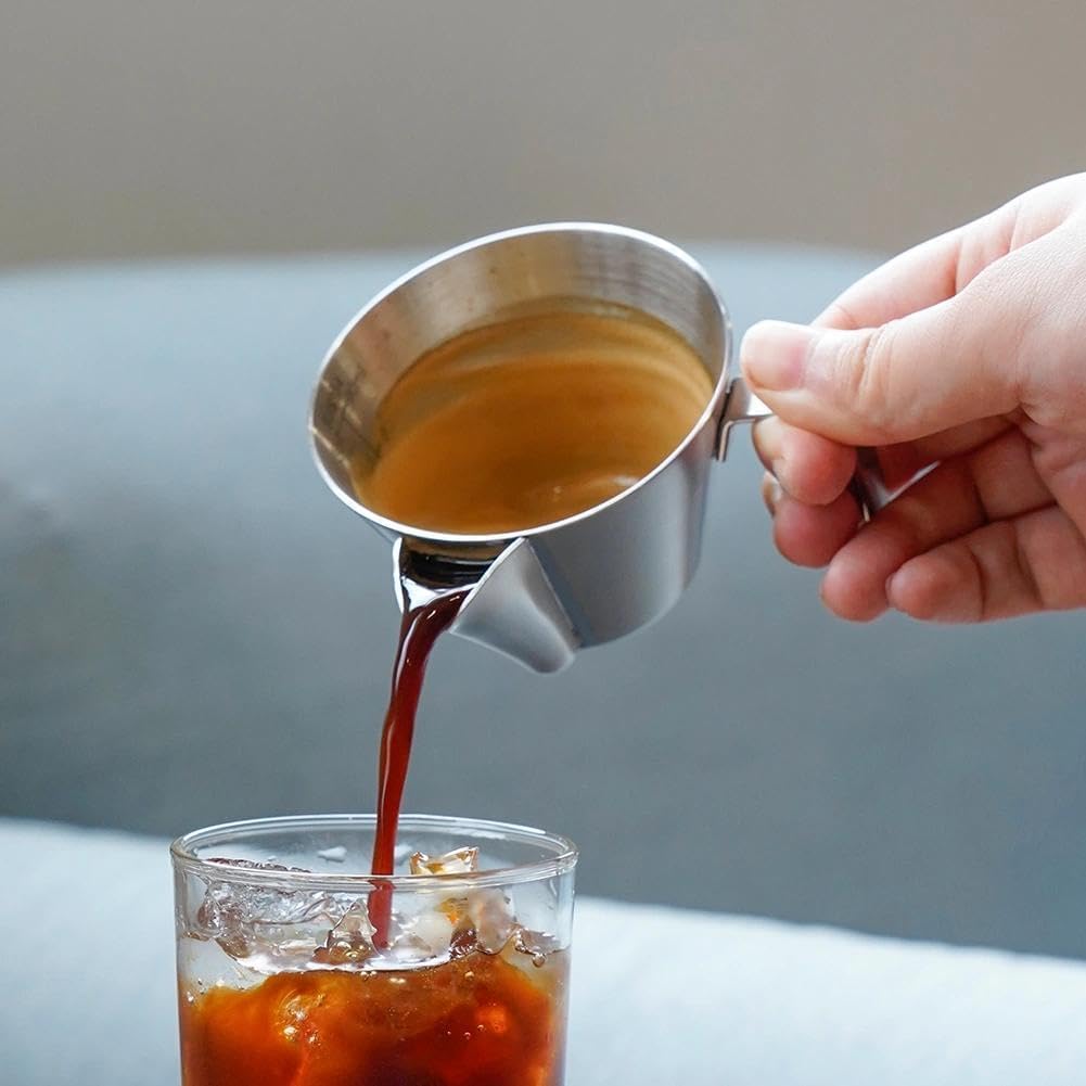 watchget 3.4oz/100ml Crema Remove Espresso Measuring Cup Oil Separation