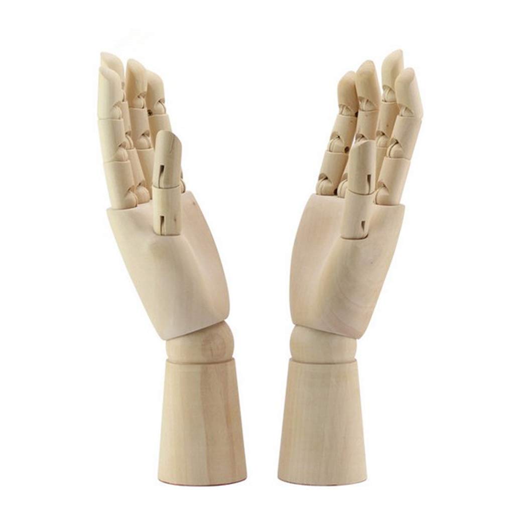 5 Set 18cm Holz Schaufensterpuppe Hände Kinder Rechtshänder Modell Skizzieren Zeichnen Hand