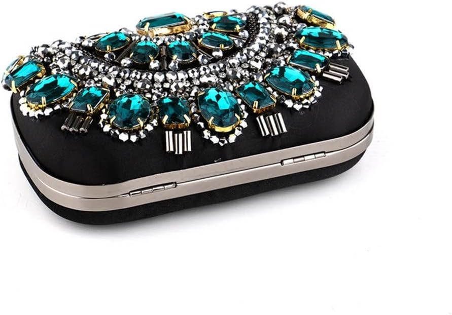 Women's Clutch Bag Crystal Acrylic Clutch Purse Handbag Embroidery Evening Bag Wedding Bag For Bridal Shoulder Bag