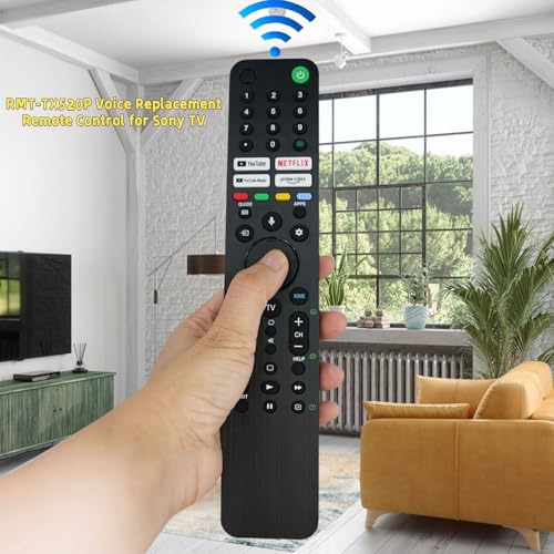 Télécommande vocale RMF-TX520P avec contrôle micro pour Sony Smart TV - 3