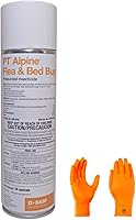 Alpine Flea & Bed Bug Pressurized Spray - Long-Lasting Flea Killer & Bed Bug Control + USA Supply Gloves & Pest ID Card