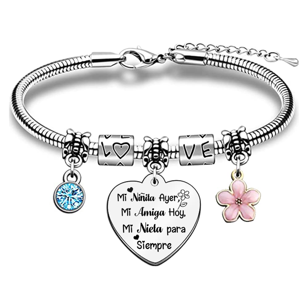 Brazaletes Mujeres Esposa Novia DíA San ValentíN Encanto JoyeríA Bestie Apreciar Regalo De CumpleañOs DíA Madres Mamá TíA Abuela Hermana Hija Sobrina Amiga GraduacióN Adolescentes Recuerdos De Navidad