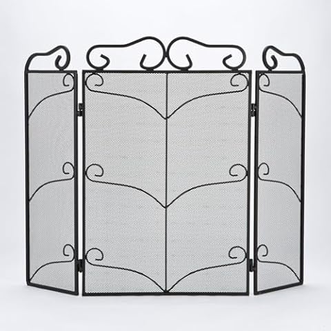 Vintage Decor® Wrought Iron Victorian Fireplace Screen Cover
