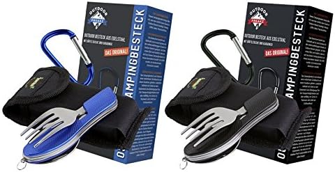 OUTDOOR FREAKZ Outdoor cutlery and camping cutlery foldable made of stainless steel