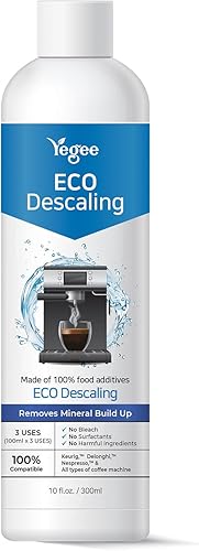 Descalcificación ecológica, descalcificador líquido para máquina de café, fórmula de primer grado 100% a base de plantas, elimina la cal para todos