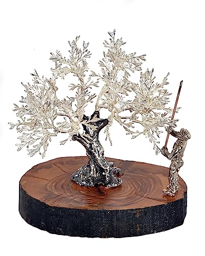 Genérico Olivo con vareador 18cm con Base de Olivo Centenario