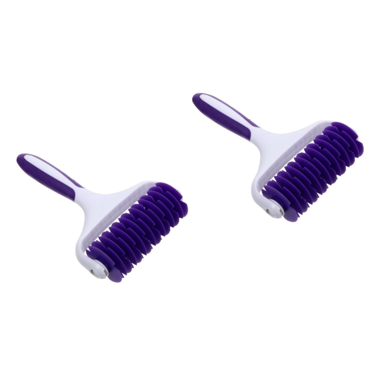 STOBAZA 2 Pcs Pizza Hole Puncher Pastry Dough Docker Pizza Roller Cutter Pp Material