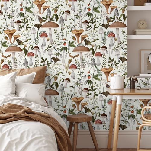 Papel tapiz tropical para pared con estampado de bosque en dormitorios 5