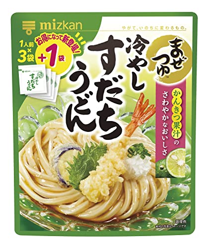 ミツカン まぜつゆ 冷やしすだちうどん 116g×6個