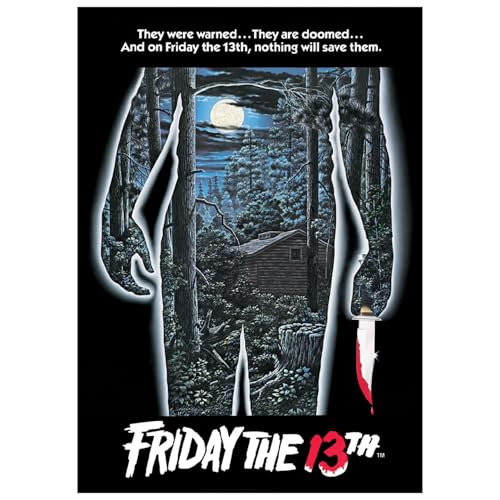 FaNaTtik Kunstdruck 'Friday the 13th', limitierte Auflage, A3, offizielles Lizenzprodukt, Horror-Sammelstück, 297 x 420 mm