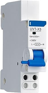 UVT-X3 Can Be Assembled with NXB-125 Circuit Breaker to Realize Undervoltage Protection of UVT-X1 Undervoltage Trip 1Pcs (Size : UVT-X1)
