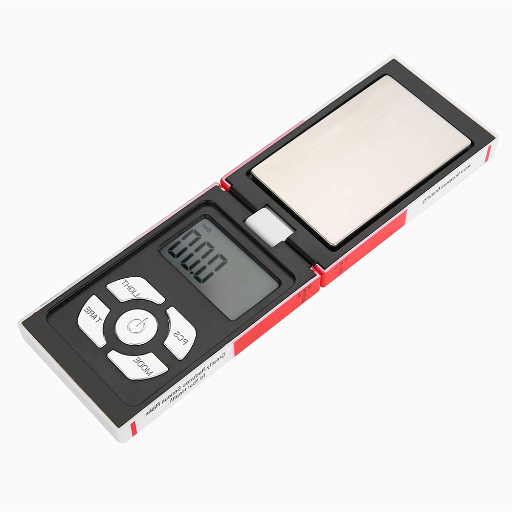 Portable Digital Weight Scale, 200g/0.01g Digital Pocket Scale, Counting Mode Stainless Steel Weighing Mode Gem for Gold-image-11