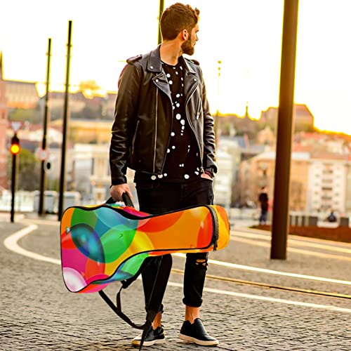 Housse étanche pour guitare acoustique avec double bandoulière et poche Motif ciel Violet, Multicolore 08, 42.9×16.9×4.7… - Les Beatles, Paul McCartney, John Lennon, RIngo Starr, George Harrison Housse étanche pour guitare acoustique avec double bandoulière et poche Motif ciel Violet, Multicolore 08, 42.9x16.9x4.7… – Image 7