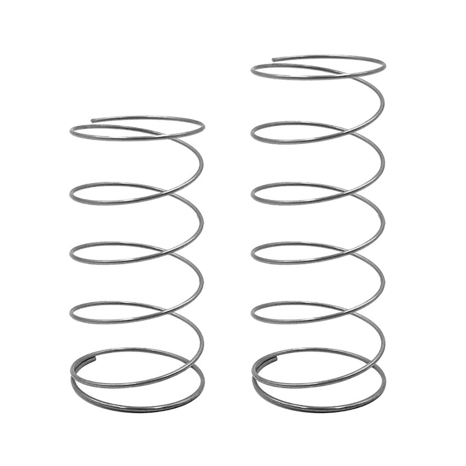 DHAEY 2Pcs Wire Diameter 1.5mm SUS304 Stainless Steel Large Diameter Compression Spring OD=30mm~40mm Free Length 30mm ~ 150mm(70mm,40MM-01_1.5MM (2PCS))